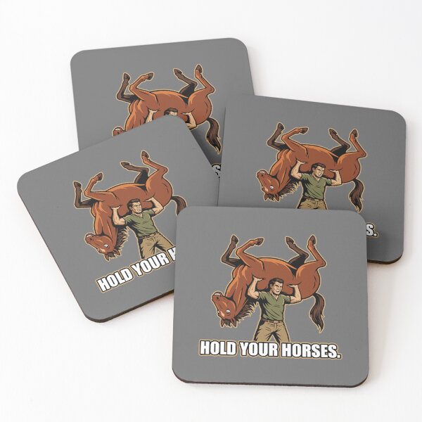 Item preview, Hold Your Horses Funny Idiom Horse Lover Humor designed and sold by SofiBlair.