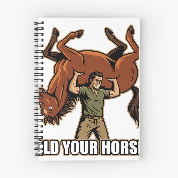 Item preview, Hold Your Horses Funny Idiom Horse Lover Humor designed and sold by SofiBlair.