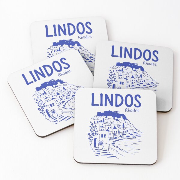 Item preview, Lindos Rhodes Coastal Summer Aesthetic designed and sold by MavtM.