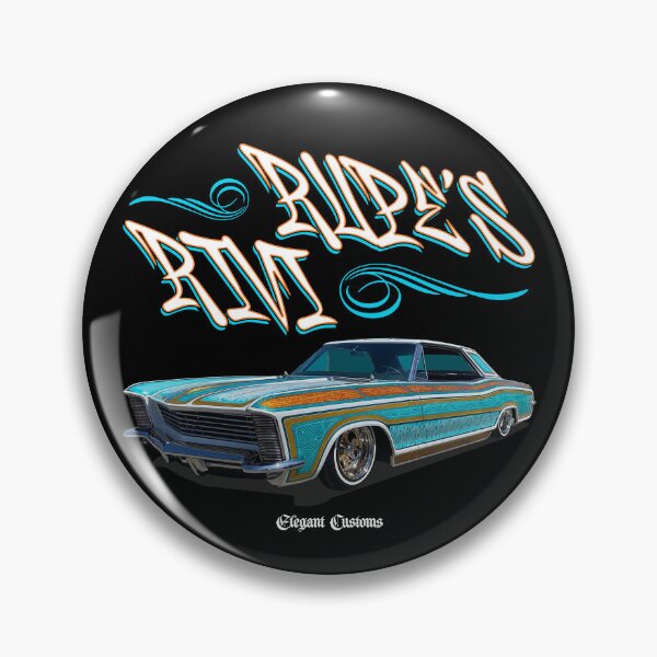 Item preview, 1965 Riviera Rupe's Rivi with text - Lowrider, Kustom, Hot Rod, Muscle Car designed and sold by Elegant Customs.