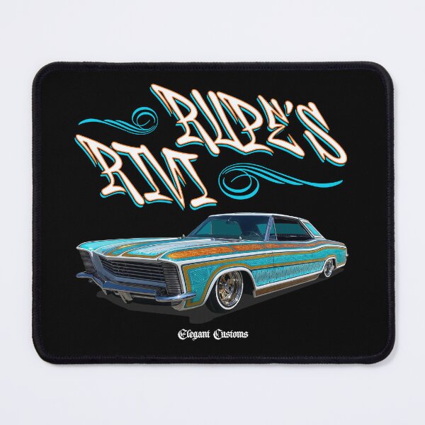 Item preview, 1965 Riviera Rupe's Rivi with text - Lowrider, Kustom, Hot Rod, Muscle Car designed and sold by Elegant Customs.