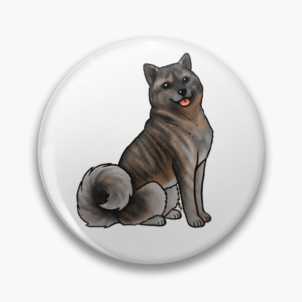 Item preview, Dog - Hokkaido - Brindle designed and sold by Jennifer Stolzer.