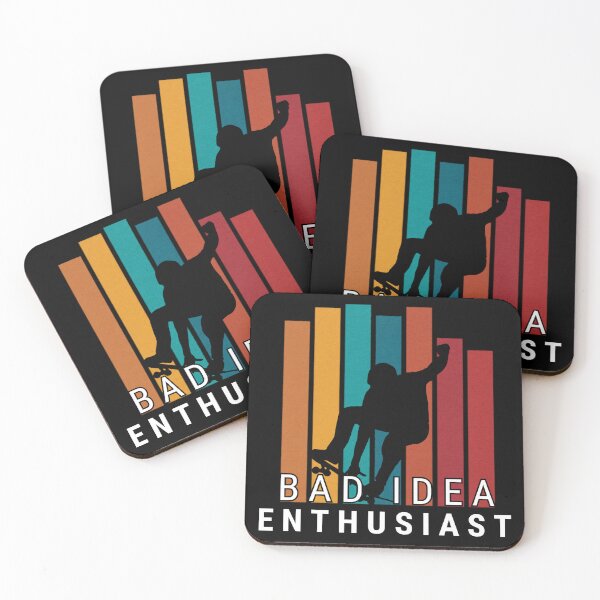 Item preview, Bad Idea Enthusiast Retro Skater Silhouette designed and sold by Nol1ytv.