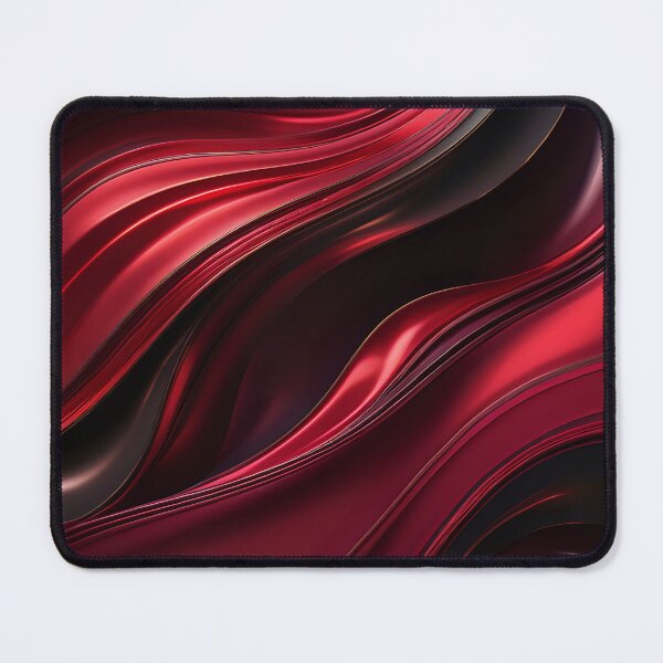Item preview, Scarlet Liquid Ribbons Creating an Elegant Abstract Flow. designed and sold by MissYouONLY.