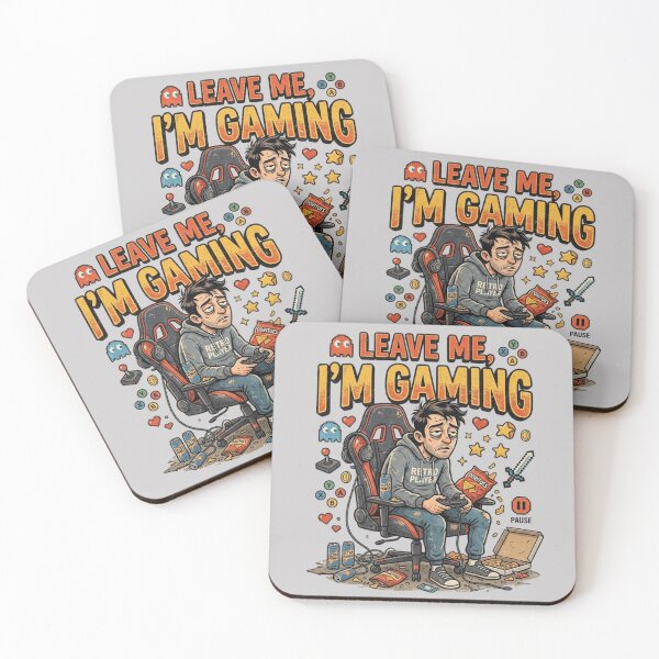 Item preview, Leave Me I’m Gaming – Funny Gamer Quote Gaming Controller Design designed and sold by RajDeals.