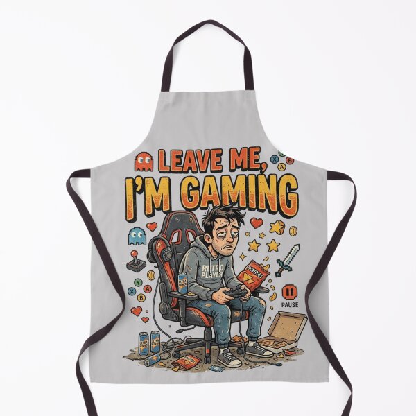 Item preview, Leave Me I’m Gaming – Funny Gamer Quote Gaming Controller Design designed and sold by RajDeals.