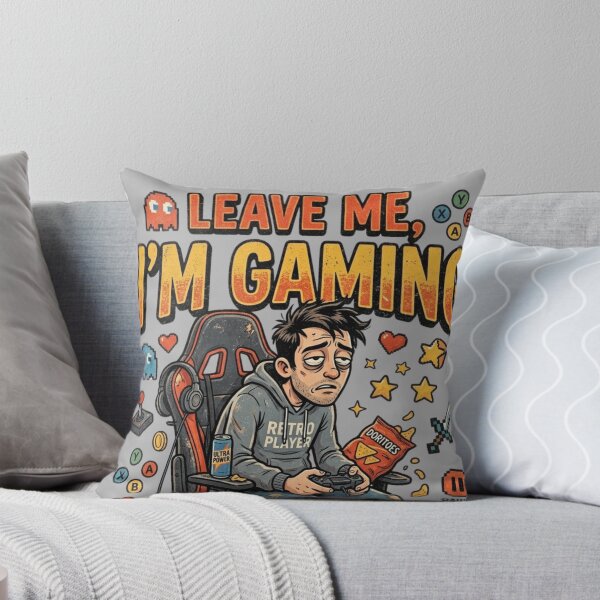 Item preview, Leave Me I’m Gaming – Funny Gamer Quote Gaming Controller Design designed and sold by RajDeals.