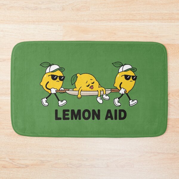 Item preview, Lemon Aid Funny Food Pun Cartoon Lemons    designed and sold by littlepiptales.