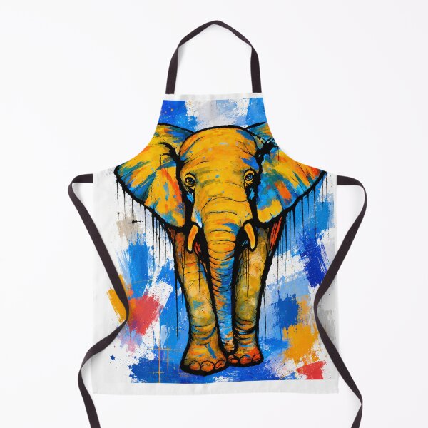 Item preview, Save Giants – Colorful Elephant Street Art designed and sold by SidneiSampaioStudio.