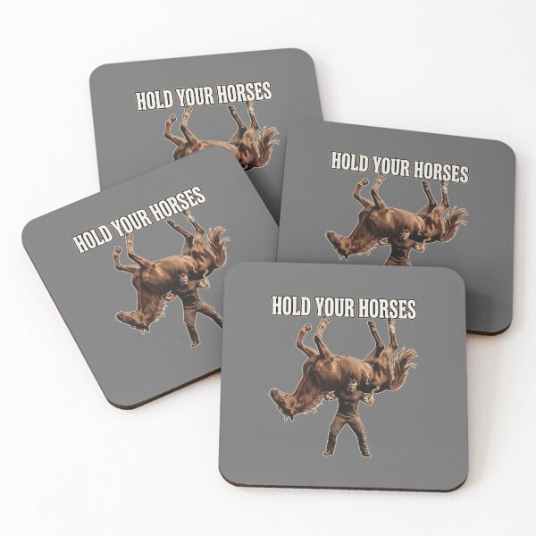Item preview, Hold Your Horses Funny Idiom Horse Lover Humor Saying designed and sold by SofiBlair.