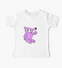 bear with flower Baby Tee