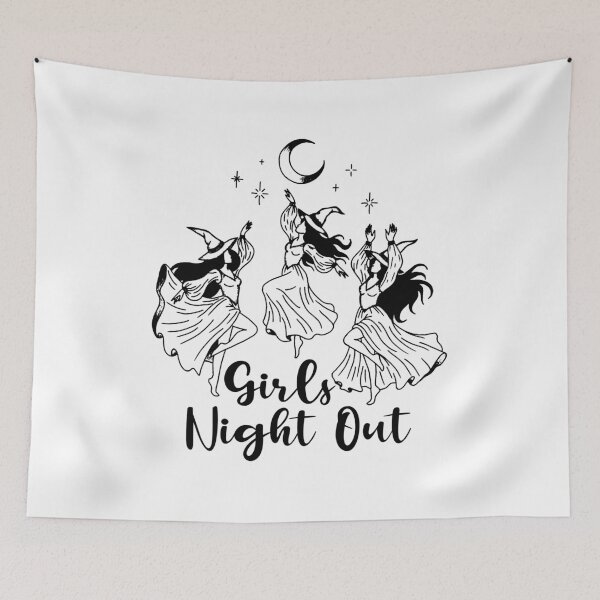 Item preview, Girls Night Out Witchy Moonlight Dancing – Mystical Witch Coven Design designed and sold by witchlingart.