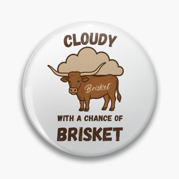Item preview, Cloudy with a Chance of Brisket T-Shirt designed and sold by Pickleball 623.