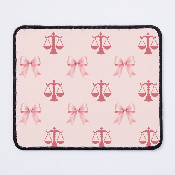 Item preview, Coquette Bow Pattern Gift For Lawyer Scales Of Justice | Pink Ribbon Gift For Law Student Legal | Aesthetic Scales Pattern Gift For Attorney Law School Grad or Future Lawyer designed and sold by VivaFy.