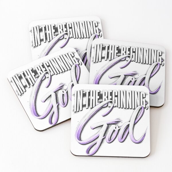 Item preview, In The Beginning God Performance Christian Faith Biblical Scripture designed and sold by Maravillio.