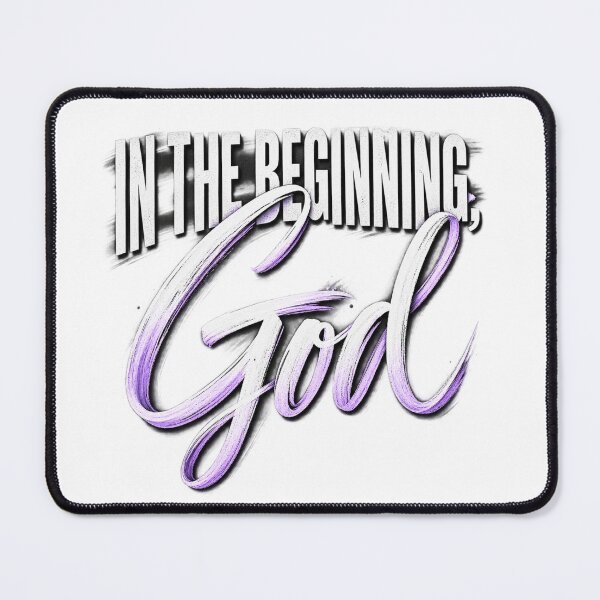 Item preview, In The Beginning God Performance Christian Faith Biblical Scripture designed and sold by Maravillio.