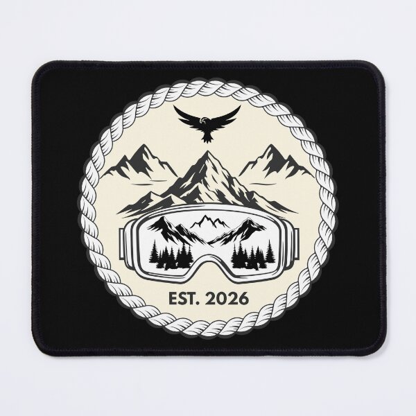 Item preview, Vintage Mountain Ski Badge Eagle EST 2026 designed and sold by SteCreator.