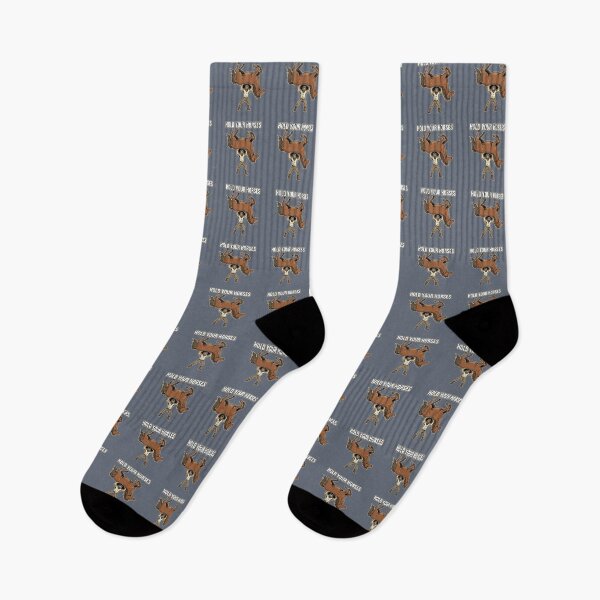Item preview, Hold Your Horses Funny Idiom Patience Humor Expression designed and sold by SofiBlair.