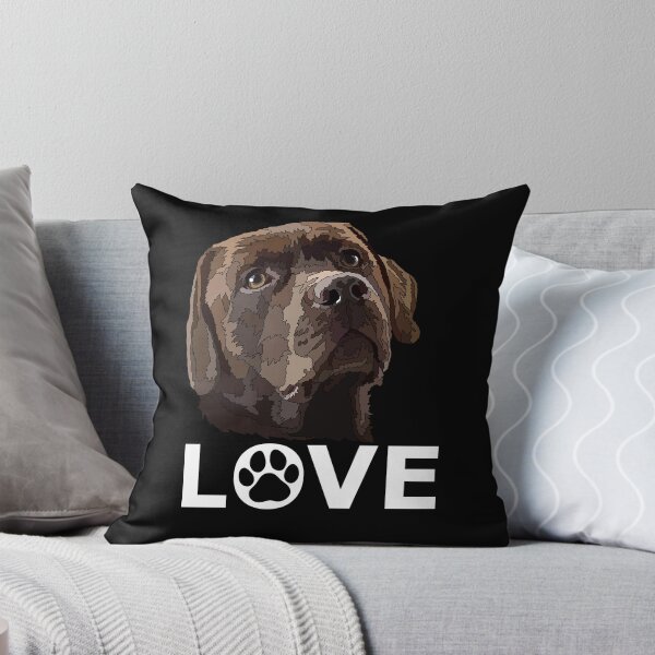 Item preview, Chocolate Labrador Retriever Love Puppy designed and sold by Just-Arts-4U.