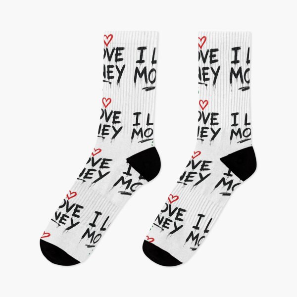 Item preview, "I Love Money" Street Art with Dollar Sign designed and sold by Nela-&-Lena.