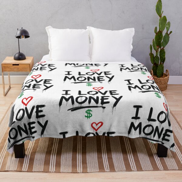 Item preview, "I Love Money" Street Art with Dollar Sign designed and sold by Nela-&-Lena.