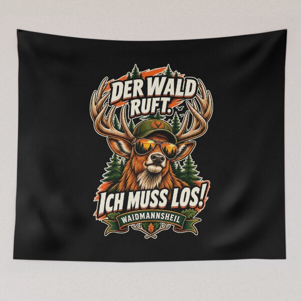 Item preview, The forest is calling, I must go – Merry Hunter Deer designed and sold by Zerberus71.