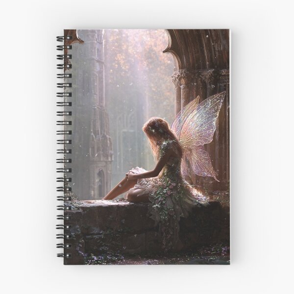 Item preview, Fairy Resting in Ancient Castle Ruins designed and sold by Storybook Botanica.