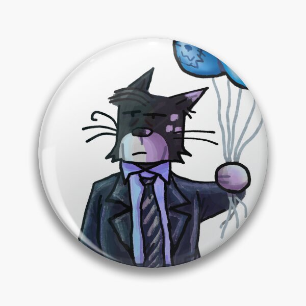 Item preview, Mark Scout Severance Cat With Balloons  designed and sold by PizzaNoob.