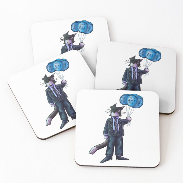 Item preview, Mark Scout Severance Cat With Balloons  designed and sold by PizzaNoob.