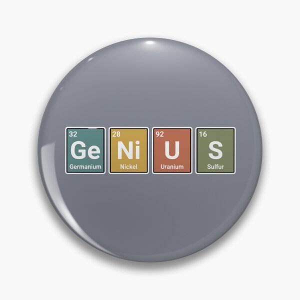 Item preview, Genius Periodic Table Elements Science Chemistry Student  designed and sold by SofiBlair.