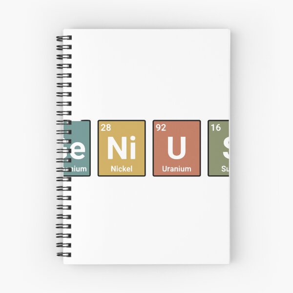 Item preview, Genius Periodic Table Elements Science Chemistry Student  designed and sold by SofiBlair.