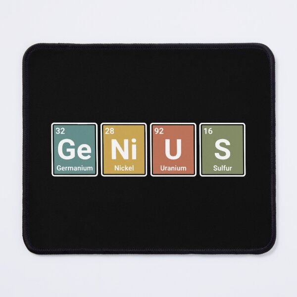 Item preview, Genius Periodic Table Elements Science Chemistry Student  designed and sold by SofiBlair.