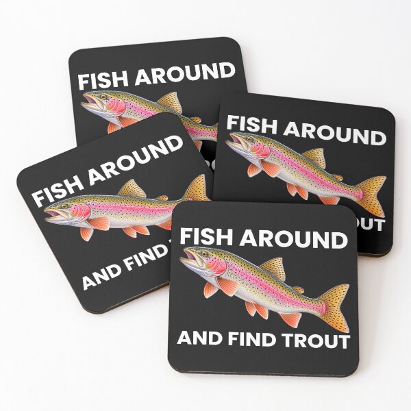 Item preview, Trout Fishing Retro Funny Design for Anglers and Fishermen T-Shirt designed and sold by Teetreasure2.