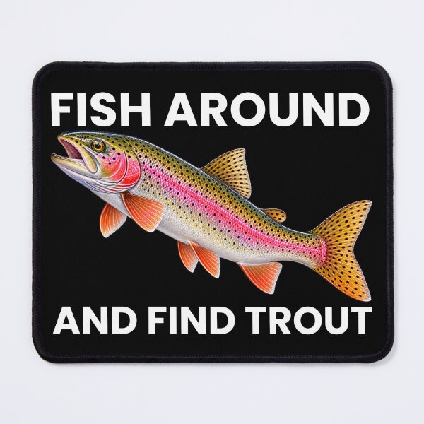 Item preview, Trout Fishing Retro Funny Design for Anglers and Fishermen T-Shirt designed and sold by Teetreasure2.