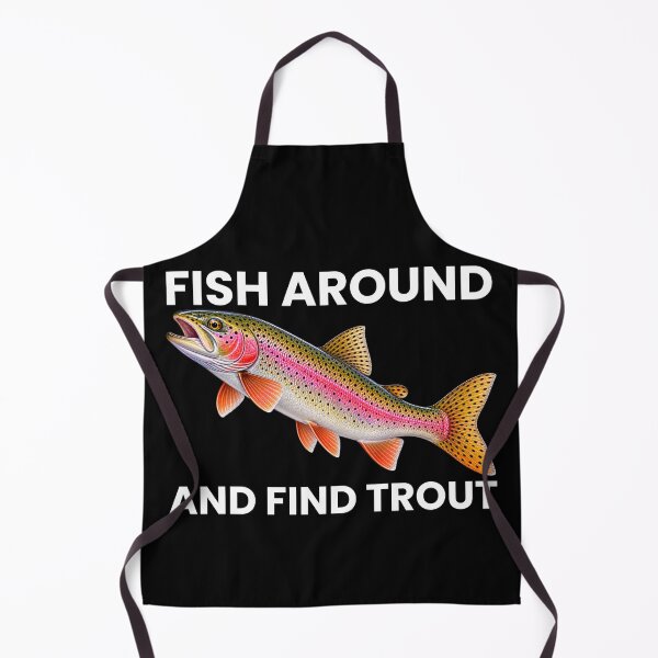 Item preview, Trout Fishing Retro Funny Design for Anglers and Fishermen T-Shirt designed and sold by Teetreasure2.