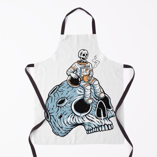 Item preview, Skeleton Astronaut Sipping Coffee in Space designed and sold by TotalityDesigns.