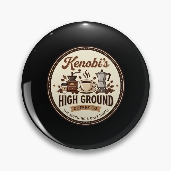 Item preview, Kenobi's High Ground Coffee Co. The Morning's Only Hope! Star Wars Coffee Fan Morning Drink designed and sold by w66aboo.