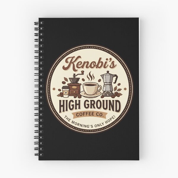 Item preview, Kenobi's High Ground Coffee Co. The Morning's Only Hope! Star Wars Coffee Fan Morning Drink designed and sold by w66aboo.