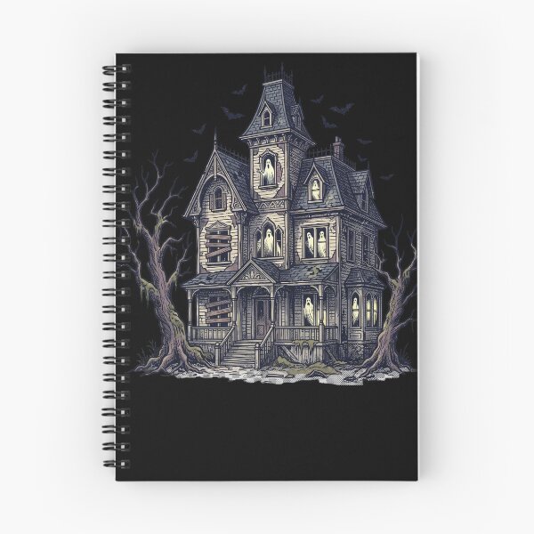 Item preview, Haunted House Halloween Spooky Mansion Ghosts Vintage Horror Creepy designed and sold by KolorNomad.