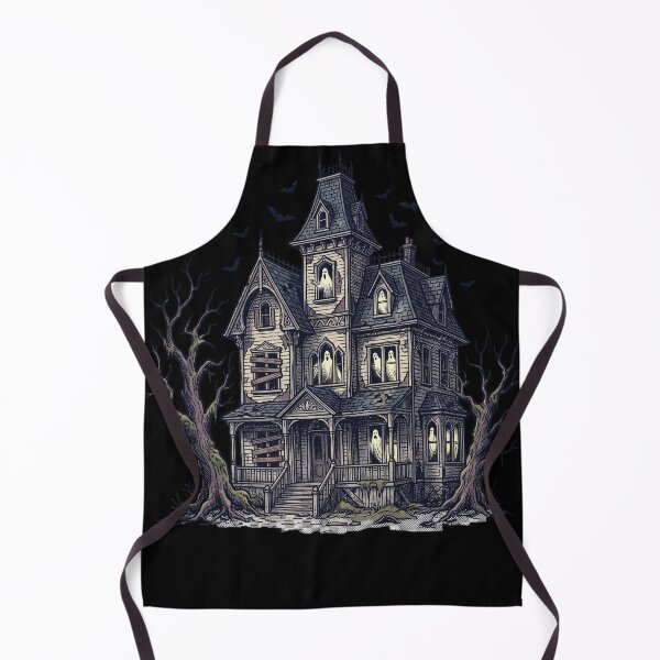 Item preview, Haunted House Halloween Spooky Mansion Ghosts Vintage Horror Creepy designed and sold by KolorNomad.