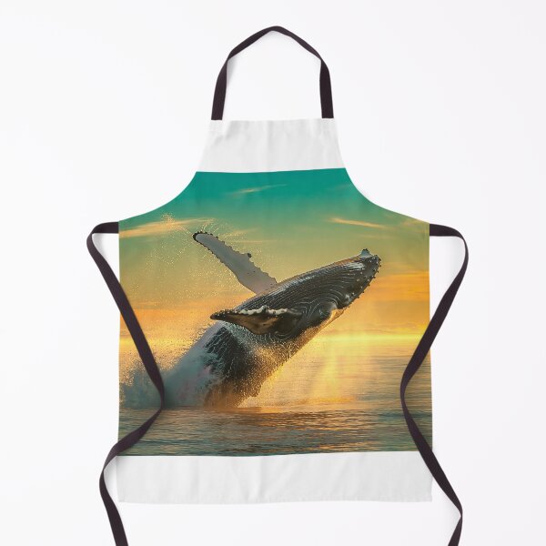 Item preview, Humpback Whale at Dusk — Majestic Leap in the Golden Light designed and sold by Hawaii26.