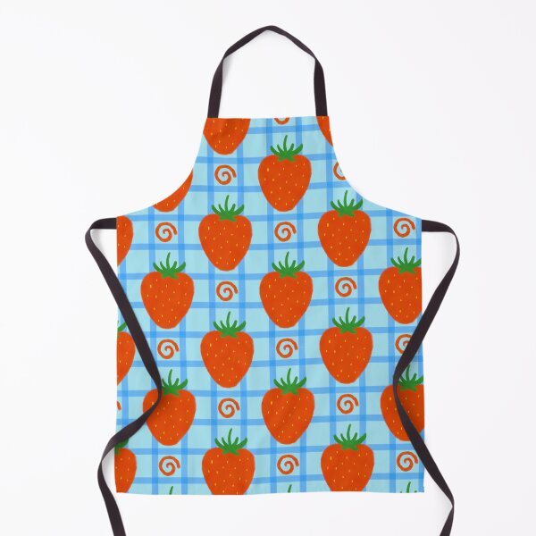 Item preview, Strawberry Swirl Summer Picnic Pattern designed and sold by ClarissaDoodles.
