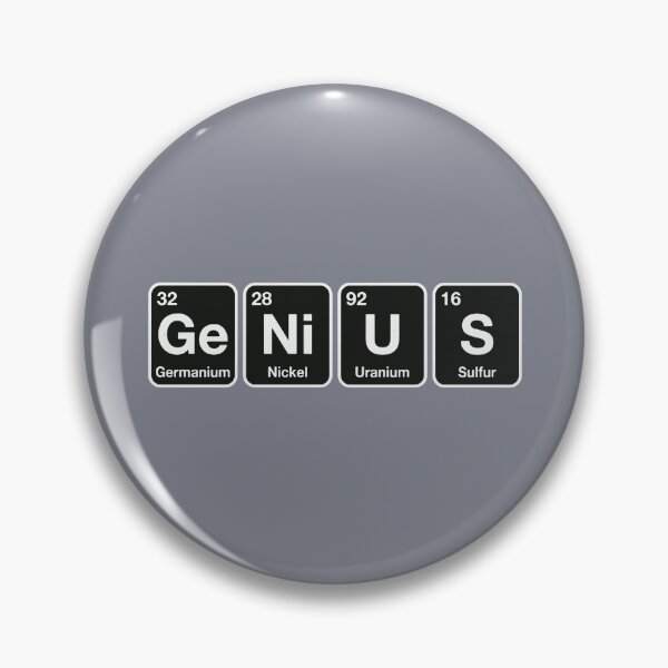 Item preview, Genius Periodic Table Elements Science Chemistry Smart Nerd designed and sold by SofiBlair.