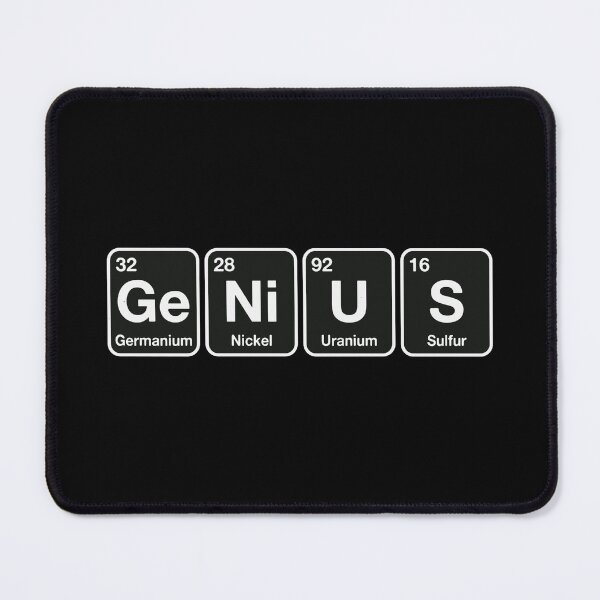 Item preview, Genius Periodic Table Elements Science Chemistry Smart Nerd designed and sold by SofiBlair.
