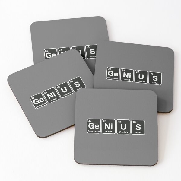 Item preview, Genius Periodic Table Elements Science Chemistry Smart Nerd designed and sold by SofiBlair.