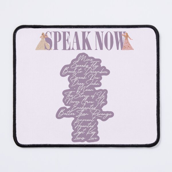 Item preview, speak now track list eras tour art designed and sold by nerfie.