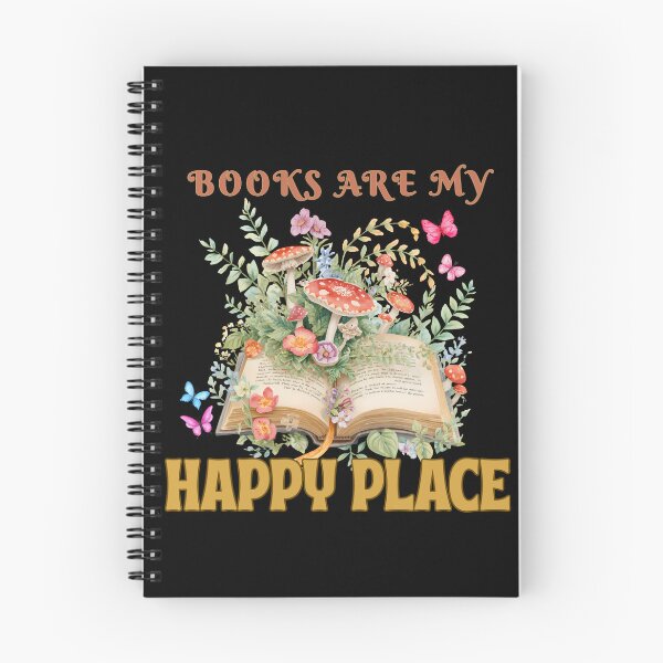 Item preview, Books Are My Happy Place – Cottagecore Book Lover designed and sold by Bawek85Designs.