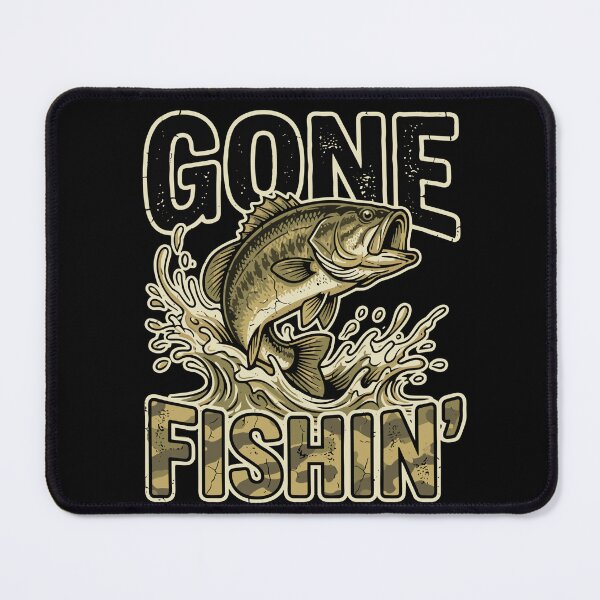 Item preview, Gone Fishin' Fishing Angler Fisherman Hobby designed and sold by SofiBlair.