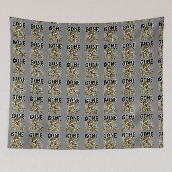 Item preview, Gone Fishin' Fishing Angler Fisherman Hobby designed and sold by SofiBlair.