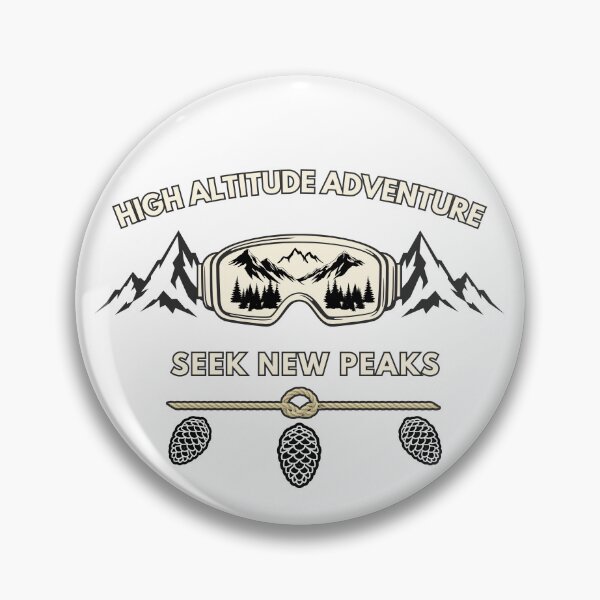 Item preview, High Altitude Adventure Seek New Peaks Ski designed and sold by SteCreator.